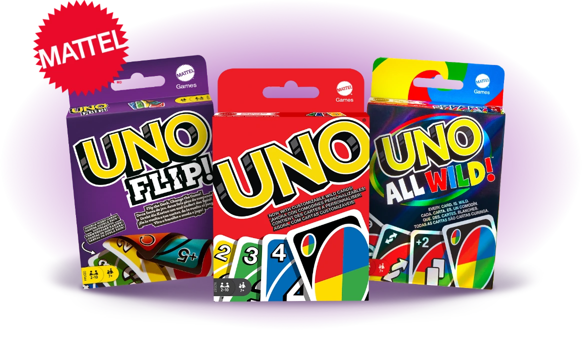 Groupe de produits Mattel Uno